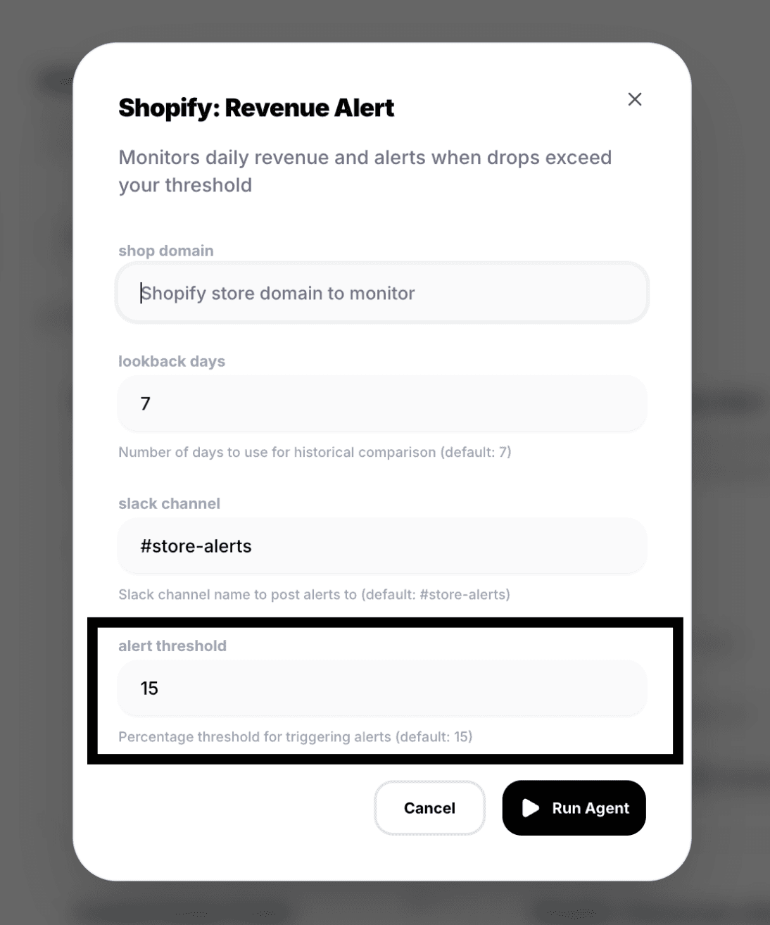 Conditional Alerting Configuration